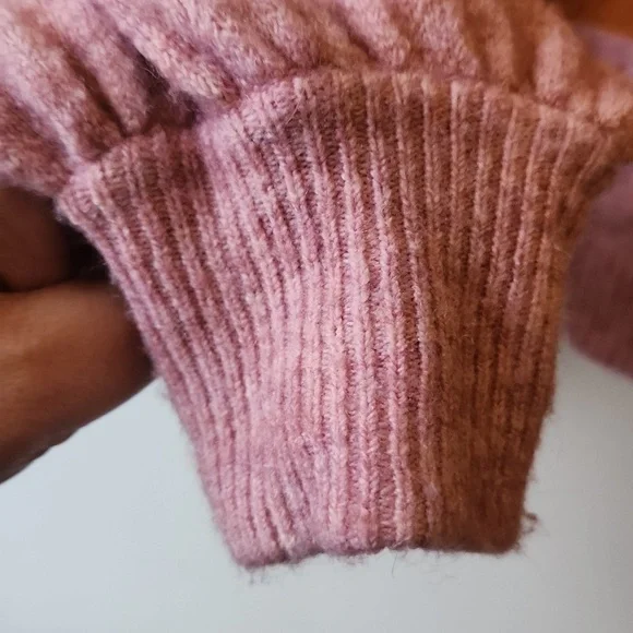 Madewell 'Gladwell' balloon sleeve fuzzy striped sweater - multicolor - Size S - Picture 5 of 10